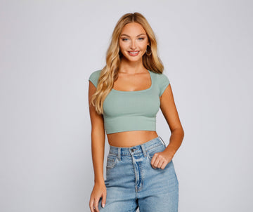 Effortless Style Casual Crop Top
